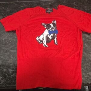 Ted Baker Red Dog Embroidered T-Shirt